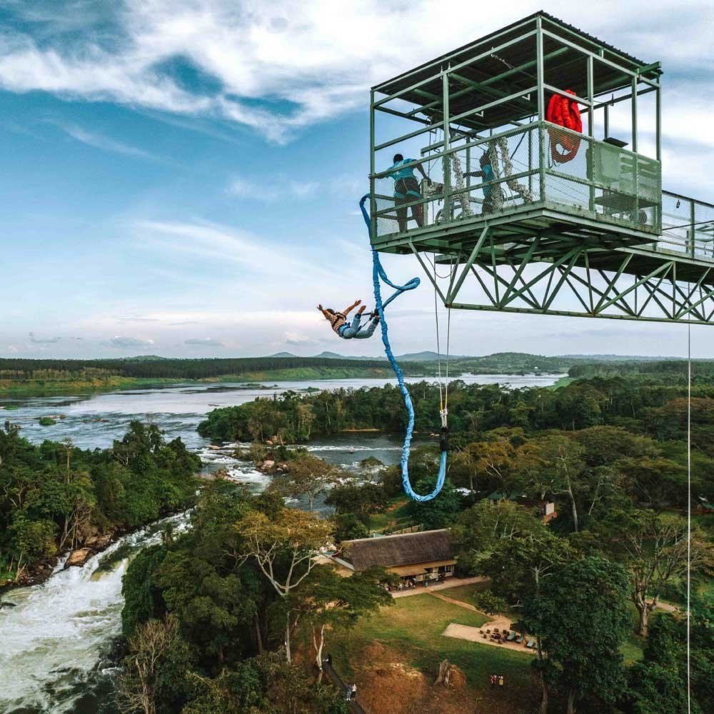 Bungee Jumping over the Nile