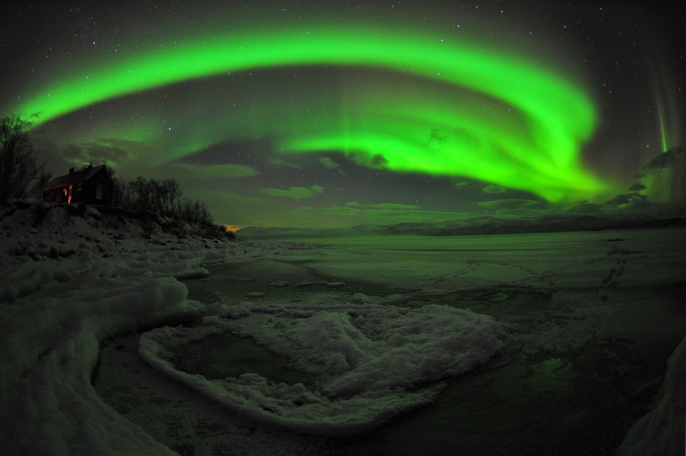 Abisko aurora, Swedish Lapland