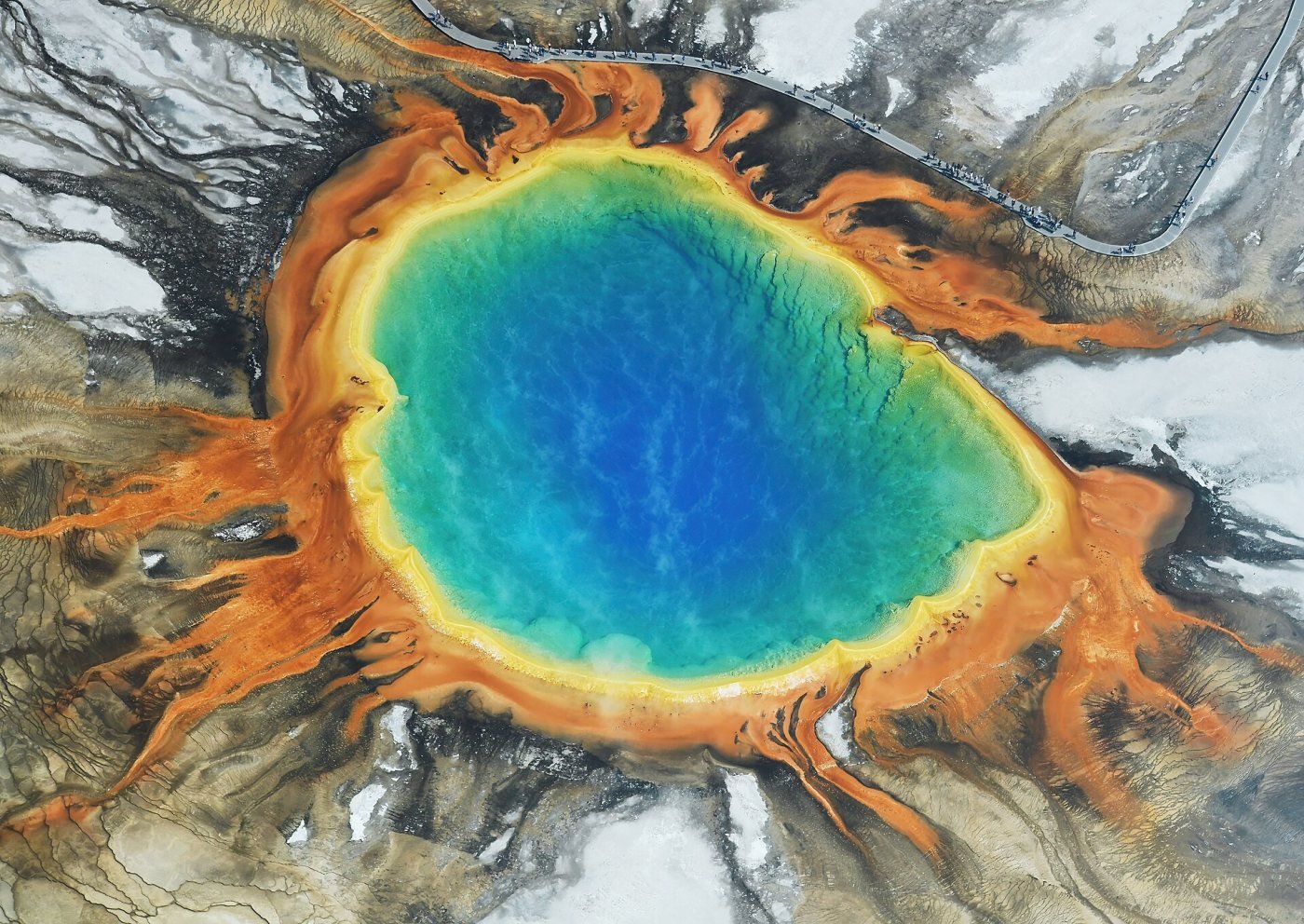 Yellowstone’s Grand Prismatic, Wyoming