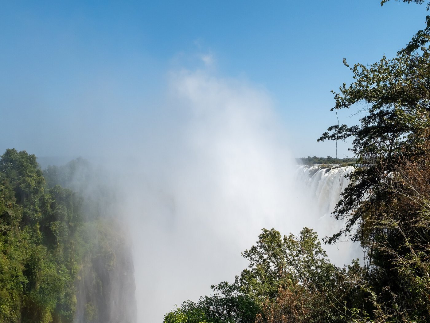 Victoria Falls (Zambian side), Livingstone